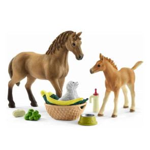 SCHLEICH Комплект За грижа за коне на сара
