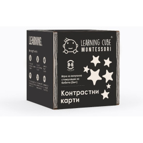 K-Toyz Learning Cubes Игра За Визуална Стимулация За Бебета 0+ "Контрастни Карти" Lc-047