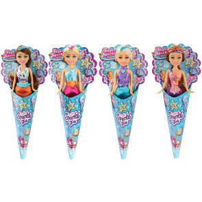 SPARKLE GIRLZ Кукла Русалка Super Sparkly в конус