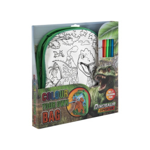 GRAFIX раница за оцветяване Dino