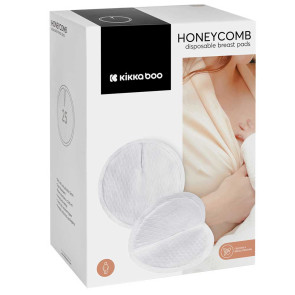 KIKKA BOO Подплънки за кърмачки - еднократни 25 бр. HONEYCOMB