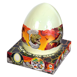 Динозавър в огромно яйце