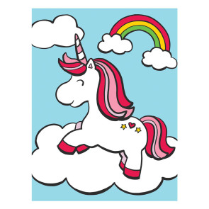 Royal Комплект за рисуване с акрилни бои Еднорог