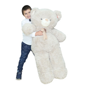 АМЕК Мече с бляскави лапи 3 цвята 120 см.