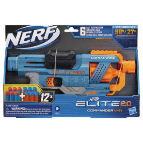 NERF Elite 2.0 Бластер COMMANDER RD-6 с 12 стрели