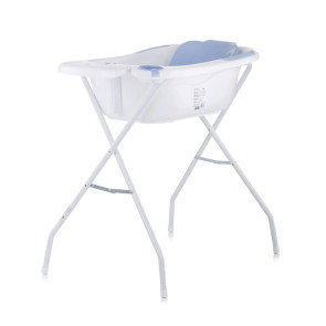 CHIPOLINO Комплект вана със стойка, термометър и подложка ВЕЛА СИНЯ