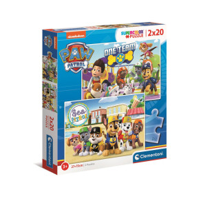 CLEMENTONI 2x20 ч. Пъзел Paw Patrol