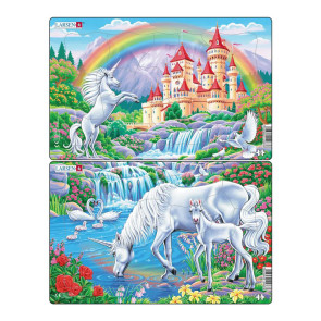 LARSEN Пъзел MIDI - Еднорог 15 части