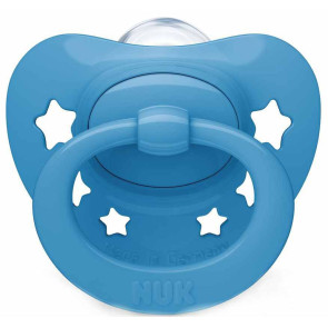 NUK Залъгалка силикон 18м+ SIGNATURE