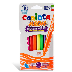 Carioca Флумастери Neon 8 цвята