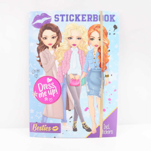Besties Книжка със стикери Dress me Up!