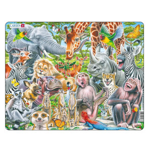 LARSEN Пъзел MAXI - Африкански животни 43 части