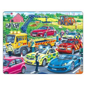 LARSEN Пъзел MAXI - Коли 26 части