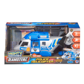 HTI TEAMSTERZ MIGHTY MACHINES Хеликоптер Police Звук и Светлина