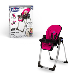 CHICCO Трансформиращ се стол за хранене за кукли 3в1