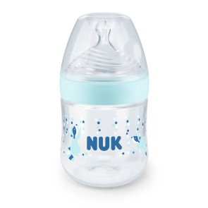 NUK Шише РР със силиконов биберон 150 мл.TEMPERATURE CONTROL NATURE SENSE