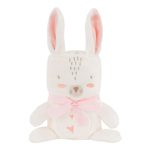 KIKKA BOO Бебешко одеяло с 3D бродерия RABBITS IN LOVE