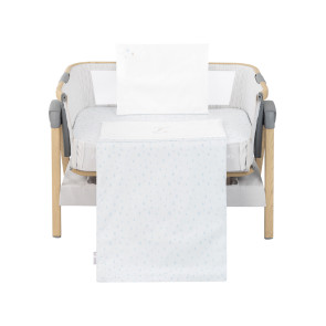 KIKKA BOO Спален комплект 5 части за мини - кошара LITTLE FOX