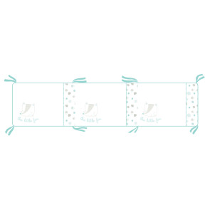 KIKKA BOO Бебешки обиколник с вата и връзки 210 см. LITTLE FOX