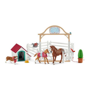 SCHLEICH Комплект - кончетата на Хана и кучето Руби