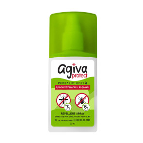 AGIVA PROTECT За цялото семейство спрей против ухапване от кърлежи комари 75мл
