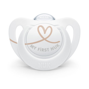NUK Залъгалка силикон + кутийка 0-6 м 1 бр. STAR