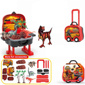 Kids Дино Куфар на колела 34x25x40см 15ч.