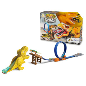 KIDS Jungle Race Писта с лупинг Дино x2