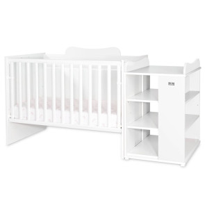 LORELLI Classic Трансформиращо се легло 82/190 см. MULTI БЯЛО