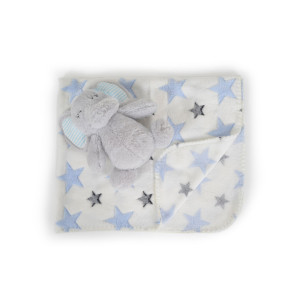 CANGAROO Одеяло с играчка ELEPHANT СИН