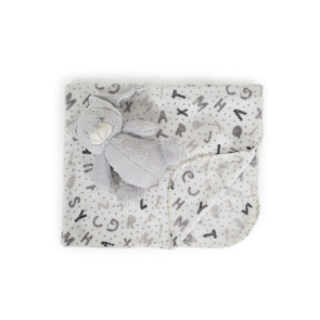 CANGAROO Одеяло с играчка BEAR СИВО