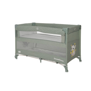 LORELLI Classic Кошара на 2 нива UP AND DOWN с падаща преграда ЛЕН ICEBERG GREEN TEDDY BEAR