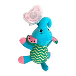 KIDS Залъгалка с мека играчка СЛОН СИНЯ