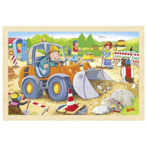 GOKI Пъзел Строителна площадка 24 части