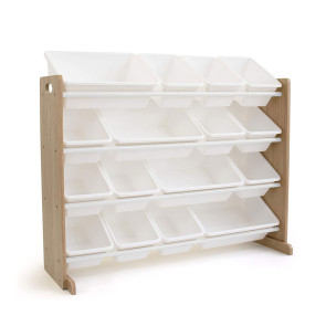 GINGER HOME Органайзер/етажерка 4 нива WOOD/WHITE