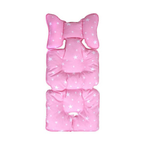 SEVI BABY Възглавница за количка и стол за кола и хранене - розова