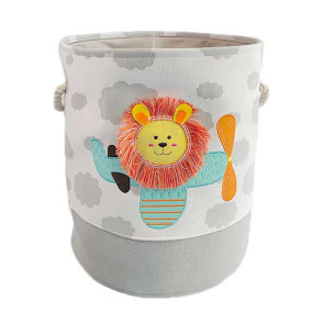 GINGER HOME Текстилен кош за играчки LION