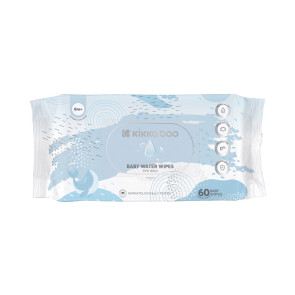 KIKKA BOO Бебешки мокри кърпи 60 бр. 99% ВОДА