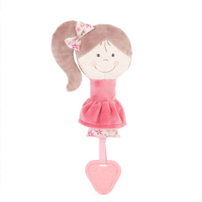 АМЕК BABY Мека играчка КУКЛА РОУЗИ 17 см.