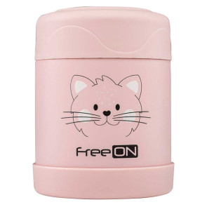 FREEON Термос-контейнер за храна 350мл РОЗОВ