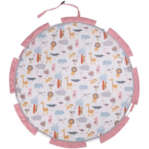 FREEON Килимче за игра 2в1 РОЗОВО САФАРИ