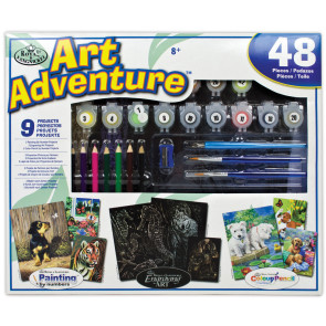 Royal Рисуване по номера комплект 48 ч. 9 картини животни