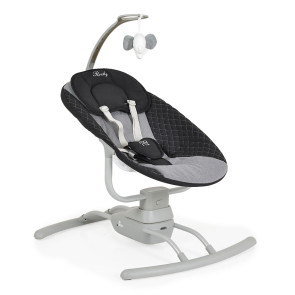 МОНИ Електрическа люлка - шезлонг ROCKY СИВА