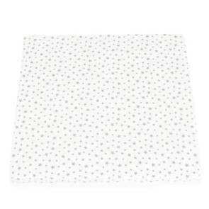 МОНИ HUGZZZ Матрак за кошара за игра 88/88/5 см. COMFORT БЯЛ/СИВИ ЗВЕЗДИ