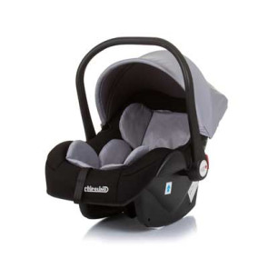 CHIPOLINO Стол за кола-кошница АМОРЕ I-SIZE (40-85 СМ) СИВО