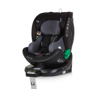 CHIPOLINO Стол за кола МАКСИМУС 360° I-SIZE (40-150 см) ISOFIX ОБСИДИАН