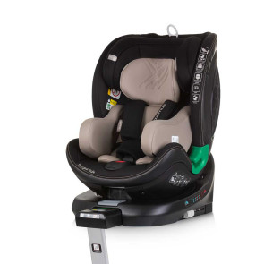 CHIPOLINO Стол за кола МАКСИМУС 360° I-SIZE (40-150 см) ISOFIX МАКАДАМИЯ