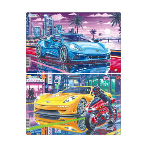 LARSEN Пъзел MIDI - Спортна кола 30 части