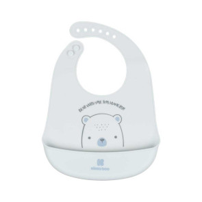 KIKKA BOO Силиконов лигавник BEAR WITH ME BLUE