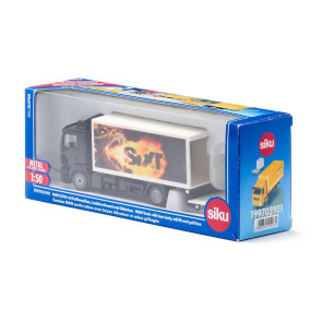 SIKU Камион за доставки Man с падащ борд